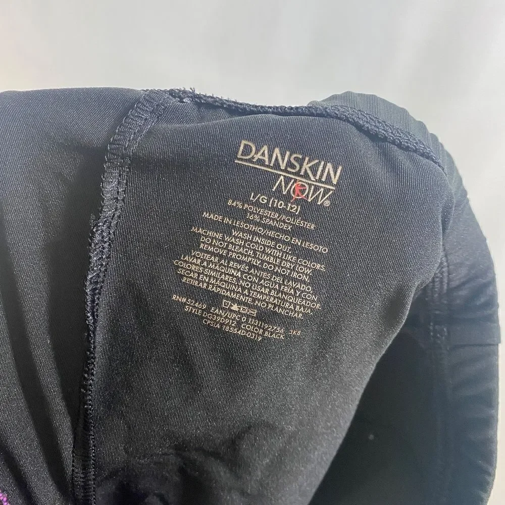 Danskin Now Girl's bike shorts size: Large and Danskin Girl matching top